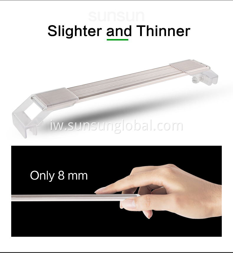 Sunsun סינית 3 רגל Led לגידול צמחי אקווריום אור